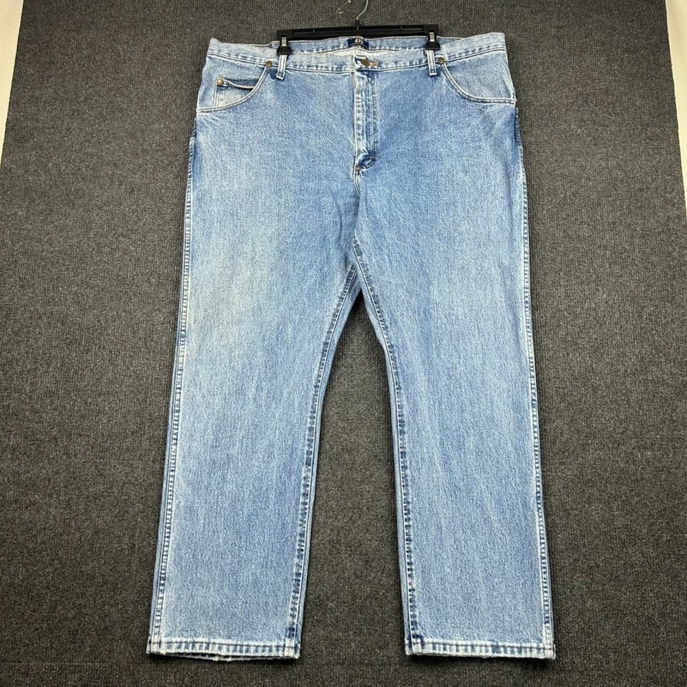 Wrangler‎ Cowboy Cut Jeans 42x30 Stonewash Pants Western Straight Leg